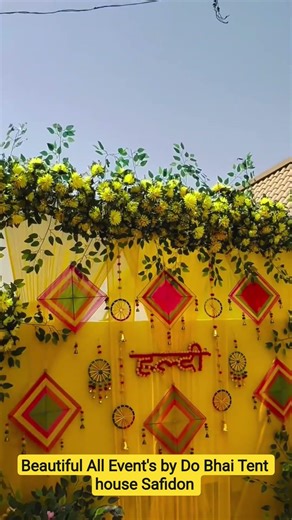 Do bhai Tent house #beautiful #wedding #party #best #trending #event #dance #dj #music #haldi #food