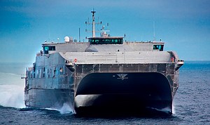 39K views · 1.3K reactions | The Spearhead-class expeditionary fast transport (EPF) is a United States Navy–led shipbuilding program to provide a high-speed, shallow draft vessel intended for rapid intratheater transport of medium-sized cargo payloads. The EPF will reach speeds of 35–45 knots and will allow for the rapid transit and deployment of conventional or special forces as well as equipment and supplies. Read more https://wp.me/p3avY4-2GG | Military Leak | Facebook