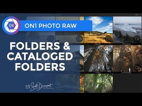 Folders And Cataloged Folders In ON1 Photo RAW