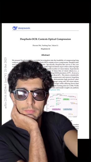 29K views · 2.3K reactions | Deepseek did it again and presented their new OCR model which solves one of the big bottlenecks in all AI models using optical compression | Agentrix212.ai | Facebook