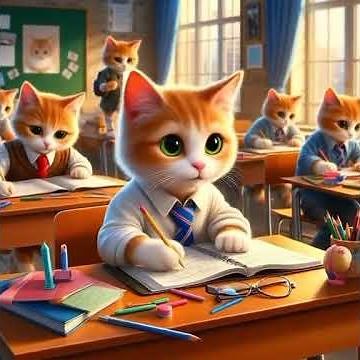 "📚 Cat Doing Homework for 2 Hours Then Goes Crazy 😹✏️" #funnycat#shorts