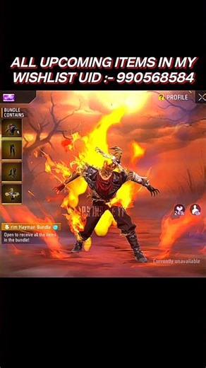 Upcoming New GRIM HAYMAN Male Bundle😬 #shorts #shortsfeed