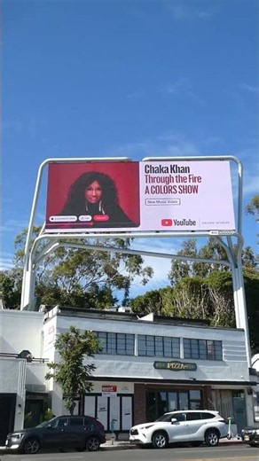 Chaka Kahn Through the Fire A Colors Show New Music Video YouTube Billboard Sunset Blvd 7-26-2026