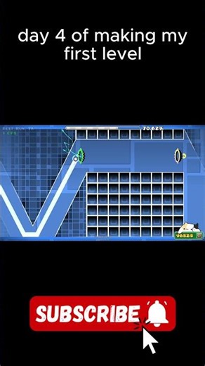 day 4 of making my first level 2/30 #geometrydash
