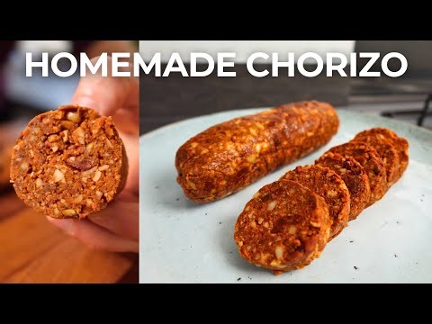 Best Vegan Chorizo (Sliceable, Smoky and Healthy)