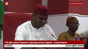 12K views · 267 reactions | 178,459 police firearms missing across Nigeria - Audit Report | AIT Online | Facebook