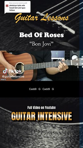 Membalas @bedofroses89 Bed Of Roses - Bon Jovi - Easy guitar lessons for beginners / Tutorial chord gitar mudah #bedofroses #bonjovi #chords #chord #chordgitar #tutorialgitar #kuncigitarmudah #guitarlesson #guitarlessons #guitar #guitartutorial #chordeasy #easychords