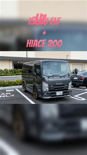 【いすゞエルフ+200系ハイエース】1台にしました#いすゞ#ISUZU#エルフ#elf#ハイエース#200系