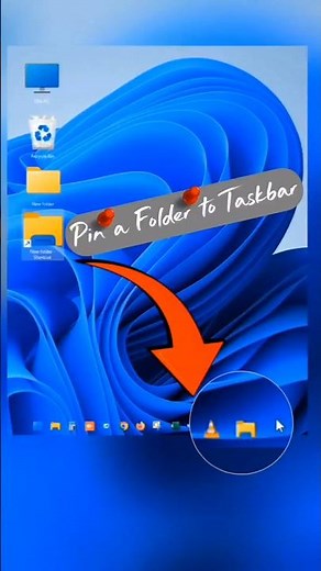 How to Pin a desired Folder to Taskbar in Windows PC. #pc