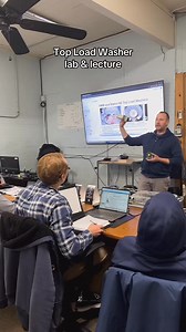 Top Load Washer Training🛠️ #fredsapplianceacademy #appliancerepairtraining #tradeschool | Fred's Appliance Academy
