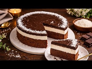 Coconut Chocolate Cake Recipe (Bounty Cake)