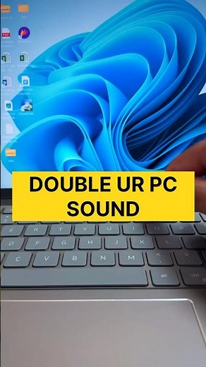 How to increase sound on windows pc/laptop. #pctipsandtricks #window11 #laptoptips #shorts #tech