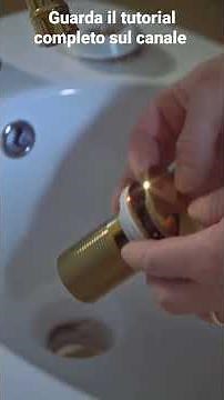 Click-clack drain - assembly #Tutorial #DIY #ClickClackDrain #Assembly #Bathroom
