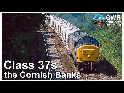 China Clay Trains - Class 37s Thrashing the Cornish Banks - HD Remaster