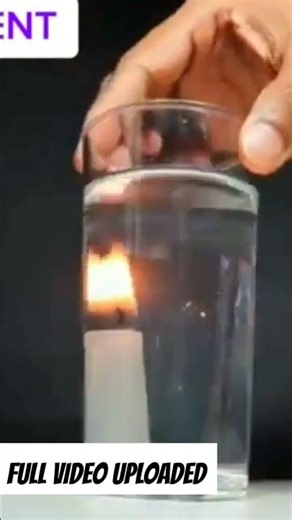 fire 🔥 vs water 💧#experiment #homemade #magic