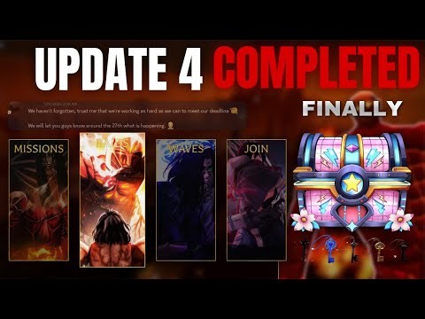 EVO Finally Finished The Waves For Update 4 AOTR (New Sneaks & Codes)