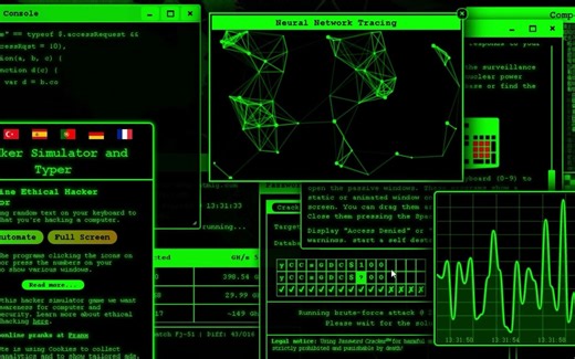 一行简单的代码，让你伪装成黑客