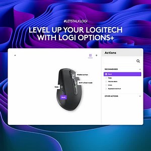 Did you know you can personalise your Logitech devices with Logi Options ? 🤯 Simply download the app to customise buttons, fine-tune settings, and unlock a whole new world of control. 🎛🌟 #LetsTalkLogi | Logitech