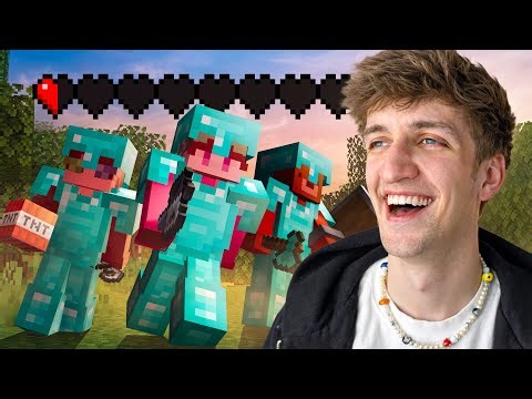 Minecraft But We All Share Health