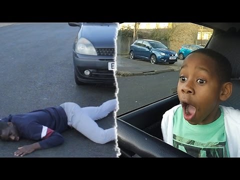 TEACHING A 8 YEAR OLD HOW TO DRIVE *SOMEONE DIES* #2