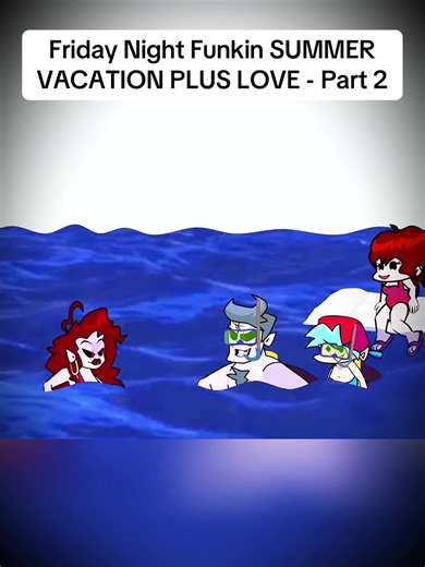 Friday Night Funkin SUMMER VACATION PLUS LOVE #usa #fpy #viral #foryoupage