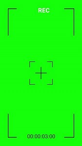Download Camera Viewfinder Recording Overlay Green Screen for free