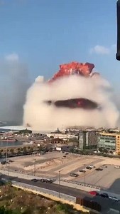 TRAGIC! Footage from the Massive Explosion in Beirut Port Lebanon