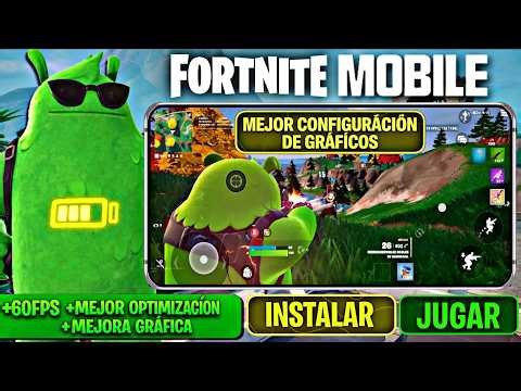 🔴 FORTNITE MOBILE OPTIMIZADO y SKIN de ANDROID para TODOS | INSTALA y JUEGA YA