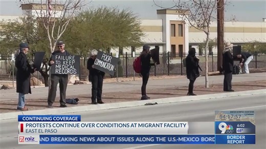 Protest calls attention to alleged abuse at migrant facility