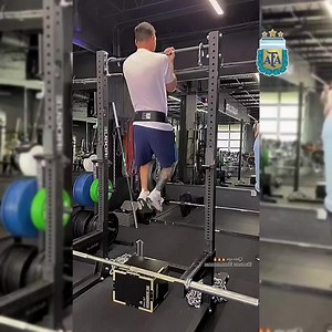 Leo Messi working out at the Gym 💙 #Messi #LeoMessi #LionelMessi #Argentina #Gym #reels #football | Argentine Football Association - AFA