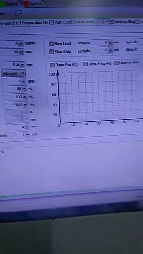 Cypcut layer parameters 1.5mm gp cutting n2#shorts
