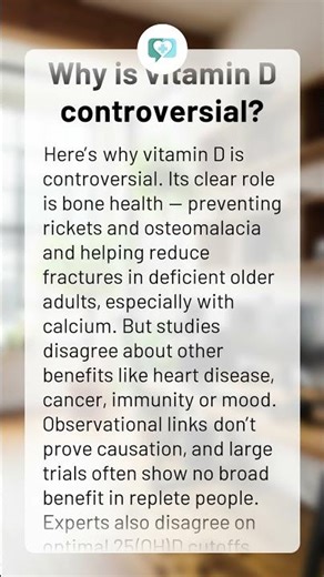 Why is vitamin D controversial?
