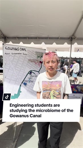 #Engineering students are studying the microbiome of the Gowanus Canal @New York University @NYU Admissions #engineer #engineeringstudent #stem #stemtok