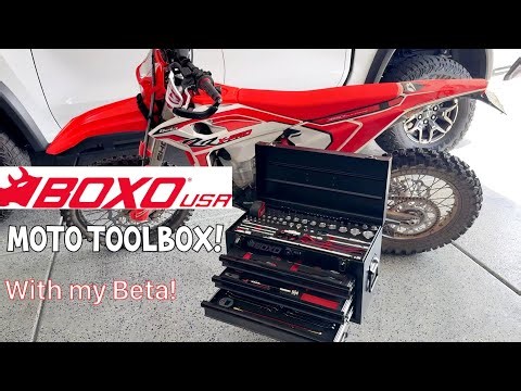 Boxo usa Moto tool box overview- everyone should have one !