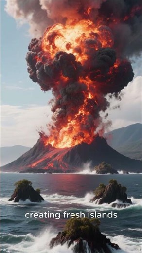 What Creates New Islands In The Middle Of The Ocean?