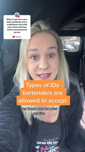 #answer to @logandunn2549 the types of IDs bartenders are allowed to accept in North Carolina told to me by Alcohol Law Enforcement (A.L.E.) #ale#nclaw#alcohollaws#bartender#server