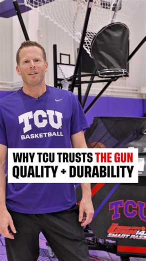 TCU Head Coach Mark Campbell says it best, The Gun™ is built in America 🇺🇸, built to last, and trusted in a gym that gets more shots up than almost anyone. His players use it constantly, and it keeps showing up. When something is needed, the support is immediate. No questions asked. That is why he calls Shoot-A-Way a true partner and why The Gun™ is the ONLY basketball shooting machine in their facility year after year.