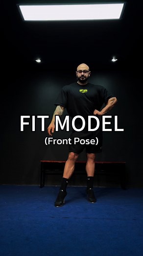 FIT MODEL como fazer a pose de frente #fitmodel #frontpose #posing #npc