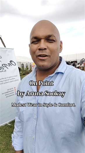 On Point by Aruna Sookay at City Park this weekend. Modest wear with style and comfort. @Rasheeqah bringing people together to prepare for Eid. #eid #market #ramadaan #fyp #onpoint