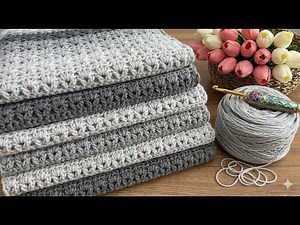 ONLY 2 ROWS! I've Never Seen Such A Beautiful Crochet Pattern Before! Easy Crochet Stitch