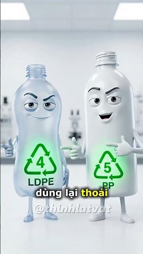 Phân biệt các loại chai nhựa “an toàn” và “nguy hiểm”