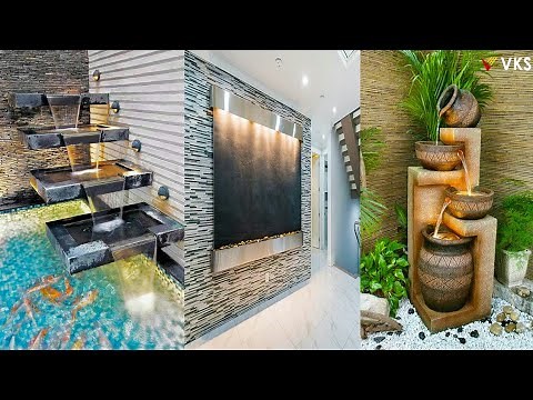 Indoor Waterfall Fountain Home Decor | Water Feature Design |Tabletop Water Fountain Buddha Aquarium