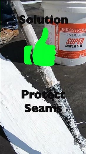EPDM Rubber Roof Seams will rip your pocket if you don't do this #diy #construction