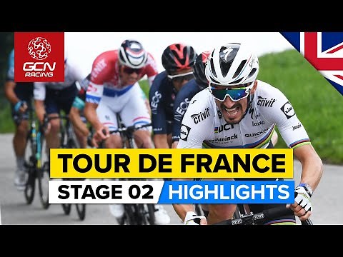 Tour de France 2021 Stage 2 Highlights | Mathieu Van Der Poel Takes Yellow!