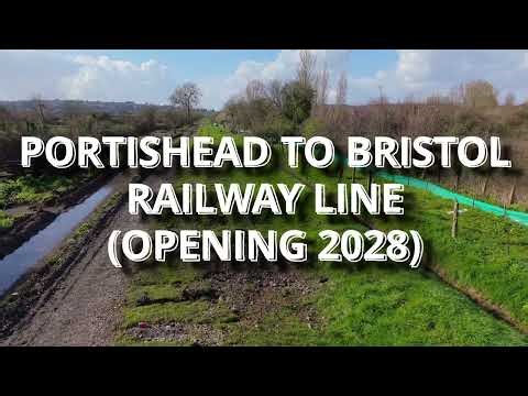 PORTISHEAD TO BRISTOL RAILWAY LINE -metrowest phase 1 (opening 2028).