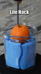 Simple way to peel an orange #fruit #lifehacks #foodhacks #powertools | Fast Easy Hacks