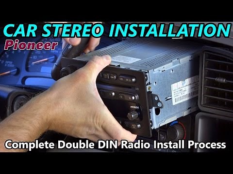 Full Double DIN Car Stereo Installation - Retain Steering Wheel Control, Onstar
