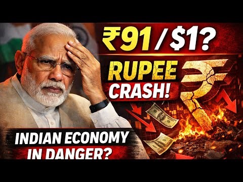 ₹91 per Dollar! Why Is Indian Rupee Falling So Fast? | Explained
