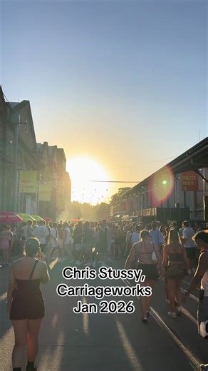 Chris Stussy, Josh Baker and Prospa raised the Carriageworks roof as part of @THE WORKS