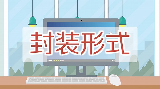 封装形式:安装半导体集成电路芯片用的外壳